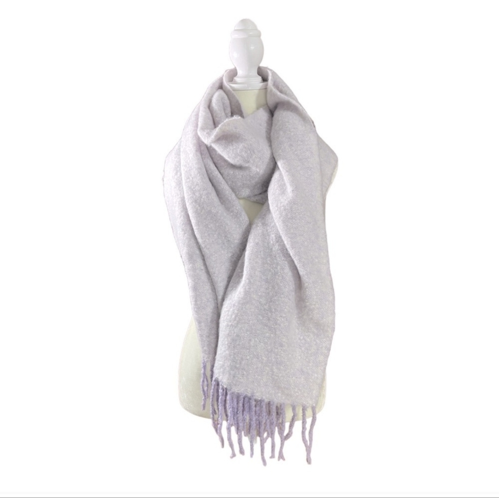 Abercrombie and Fitch oversized lavender scarf
